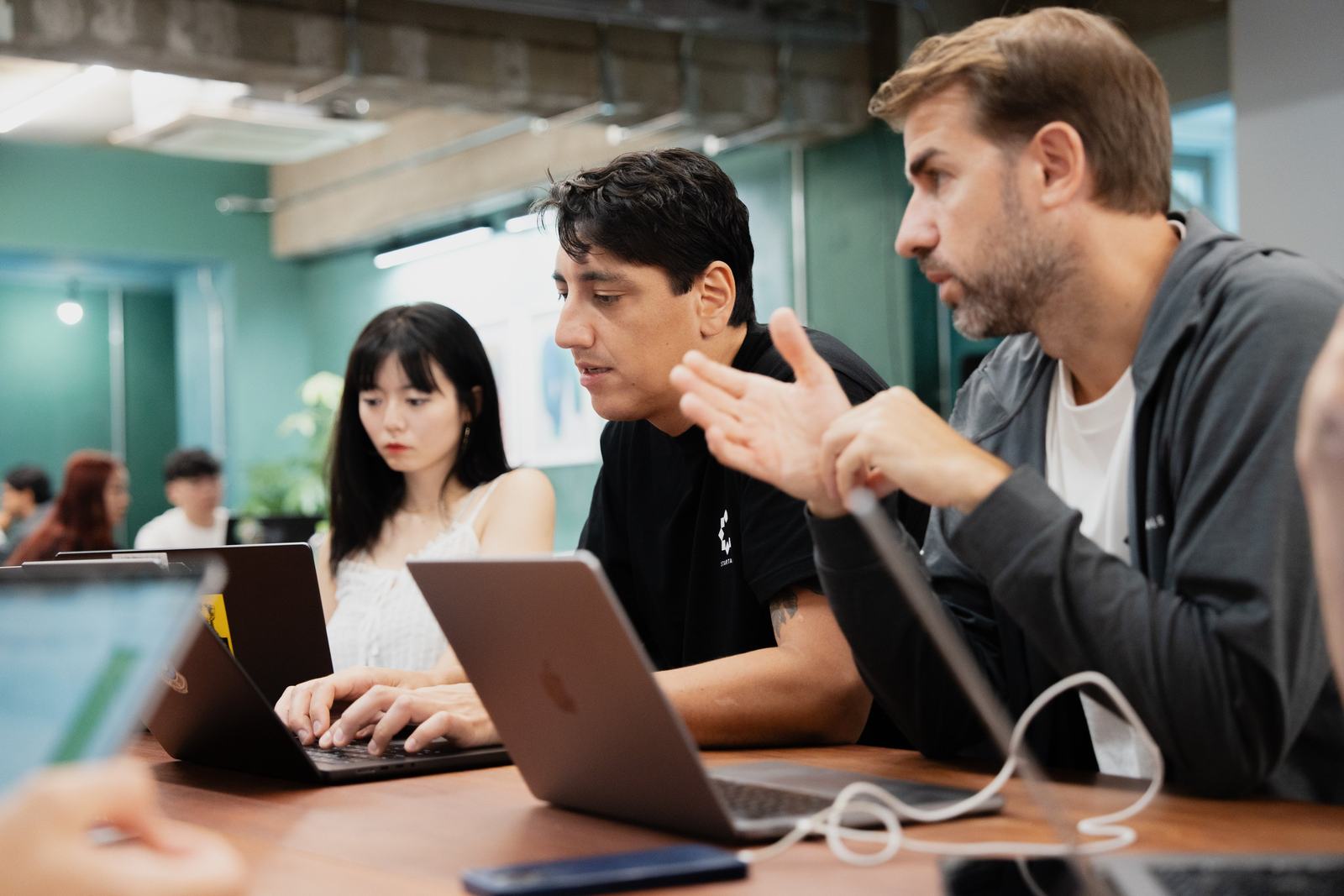 Working session with the team in Tokyo